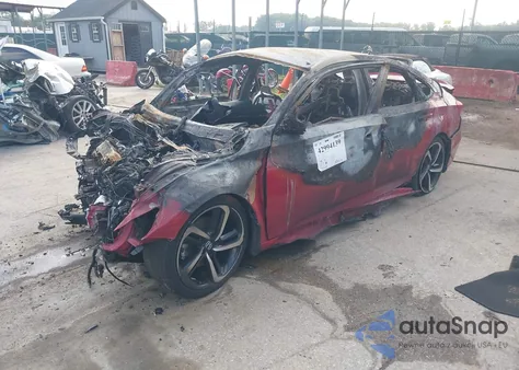 2020 Honda Accord Sport из США, поврежденный, VIN 1HGCV1F38LA120764